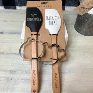 Rae Dunn Halloween Spatula and Cookie Cutter Set